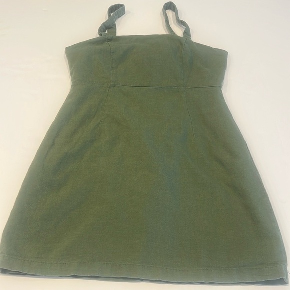 Forever 21 Sage mini dress, straps, zipper closed size medium - Picture 2 of 9